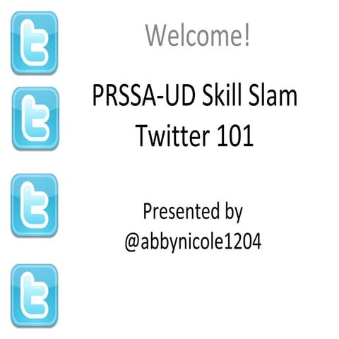 Twitter Skill Slam: An Introduction