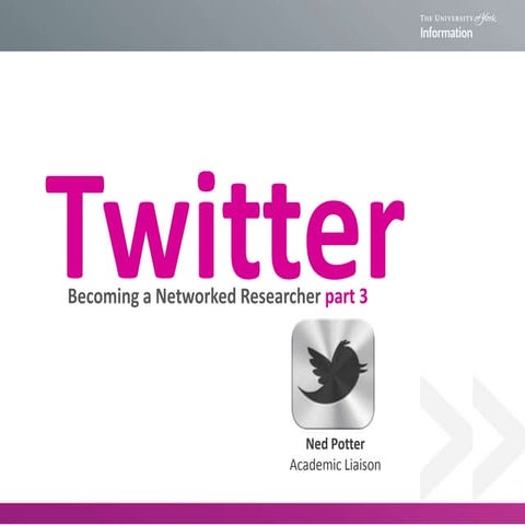 Twitter for Researchers