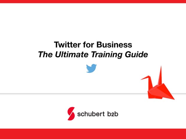 Social Media Mini Course - Twitter