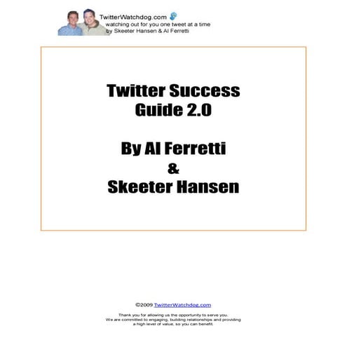 Twitter Success guide