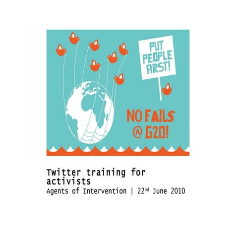 Twitter Training for Activists