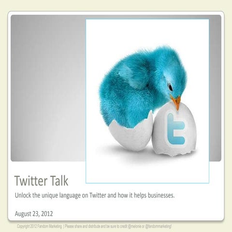Twitter Talk