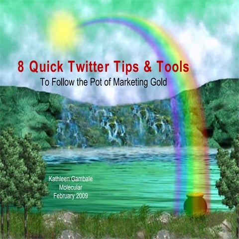 8 Quick Twitter Tips & Tools