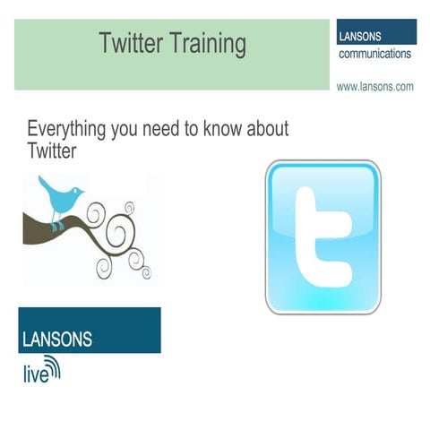 Twitter training