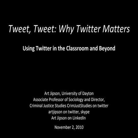 Twitter tweet presentation_2011