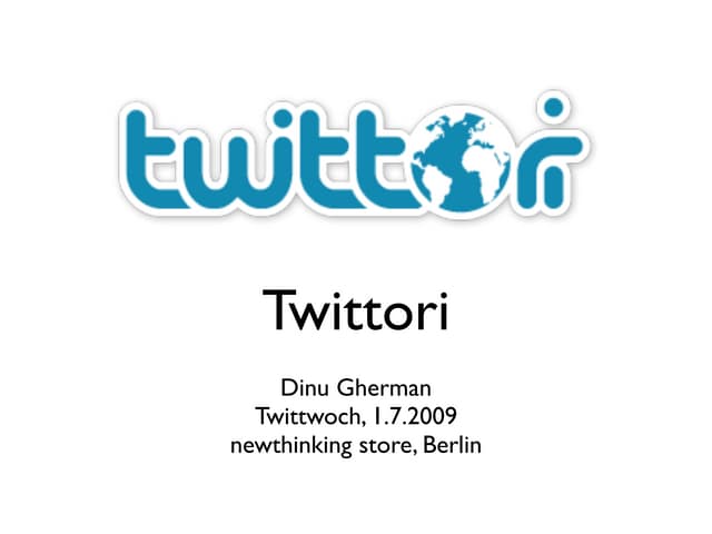 Twittori - Tweets aus der Umgebung