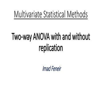 Imad Feneir - Two-way ANOVA - replication