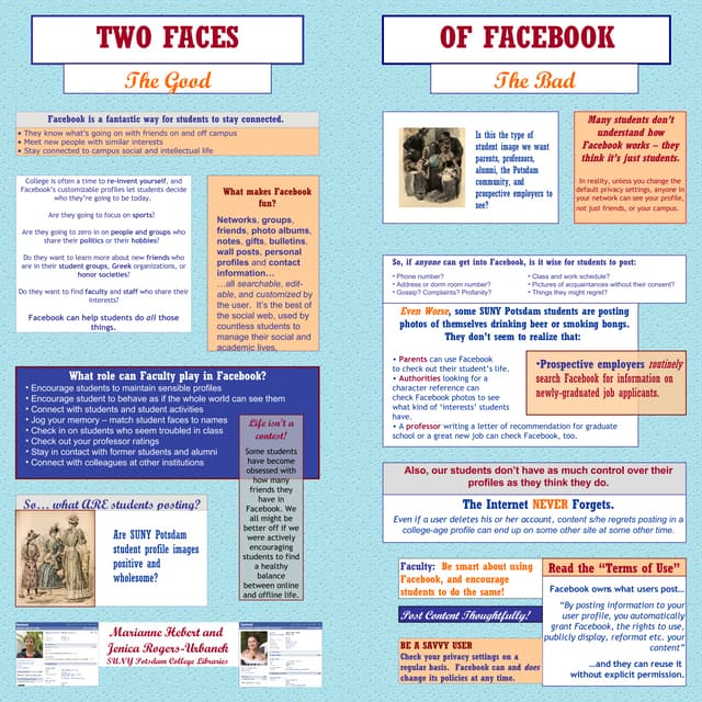 Two Faces of Facebook