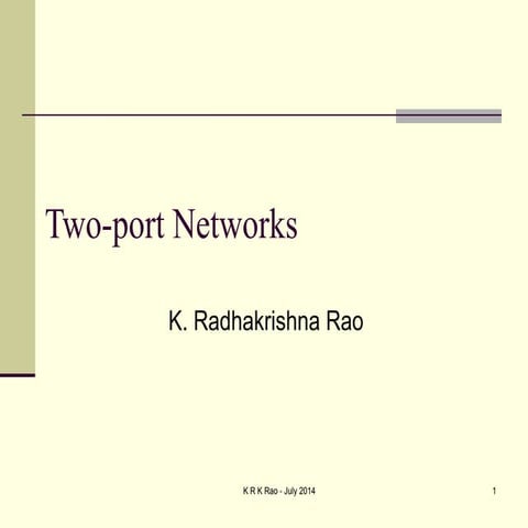 two port network two Two-port Networks.pptx