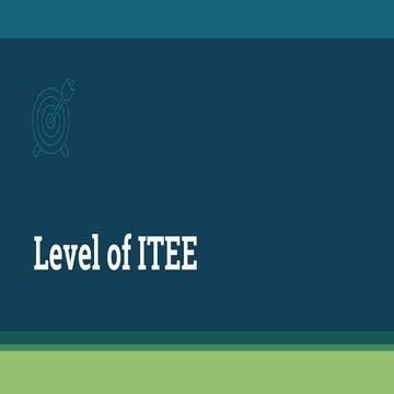 Level of itee exam