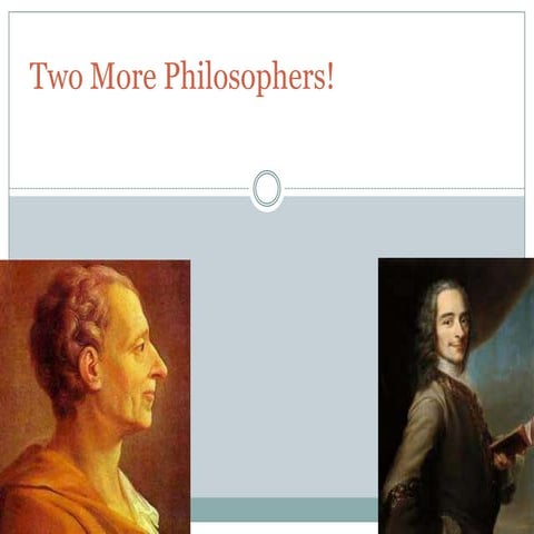 Two more philosophers!
