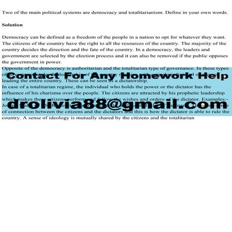 Two of the main political systems are democracy and totalitarianism..pdf