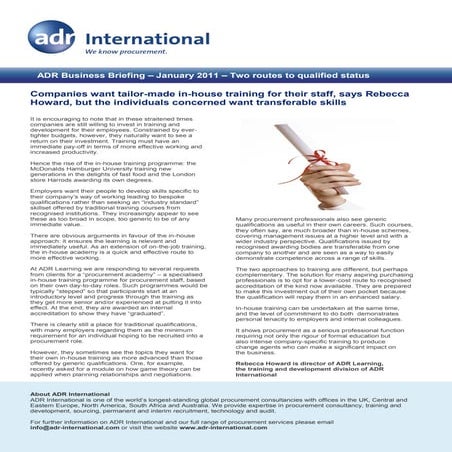 Two routes to_being_qualified