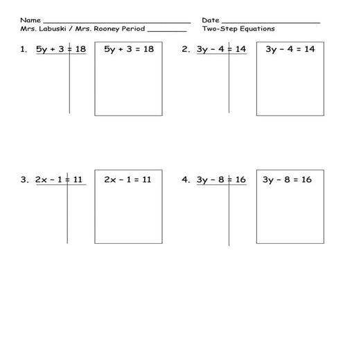 Two step equations distributive | DOC