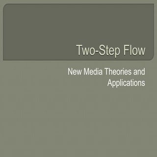 Two-Step Flow Theory