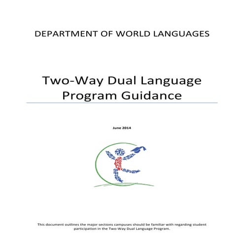 Two Way Dual Language Program Model