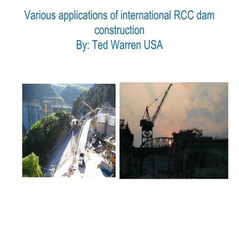 Tw Rcc Dams Display | PDF