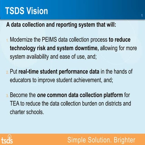 Tx data system deployment project