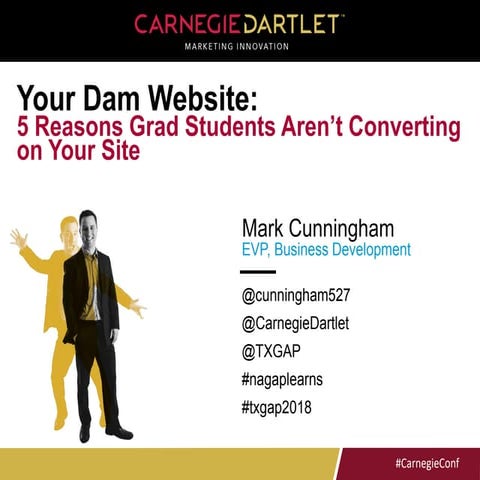 Your Dam Website: 5 Reasons Grad Students Aren't Converting on Your Site