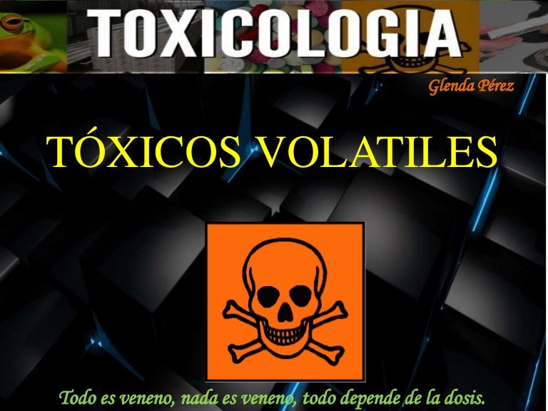 Tóxicos volatiles