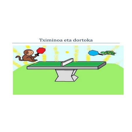 Tximinoa eta dortoka kontatzeko ipuina