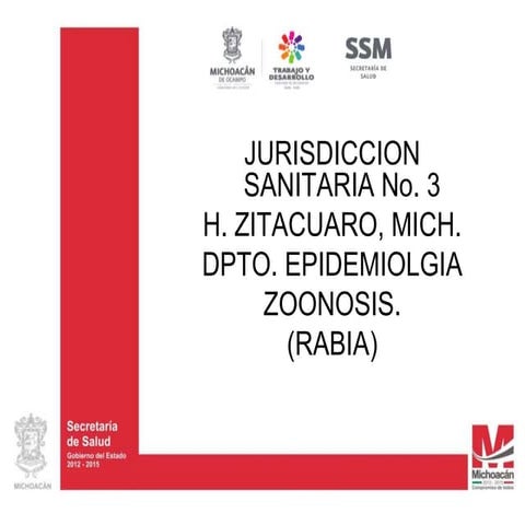 ESQUEMA RABIA para tratamiento de mordedura de can | PPT