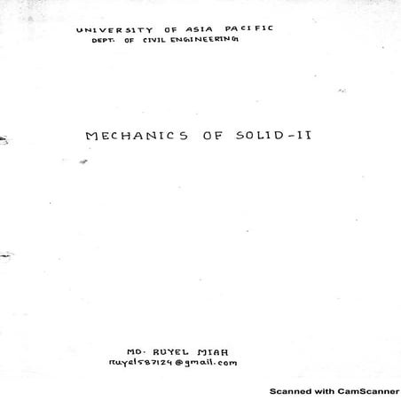 mechanics of solids 2 | PDF