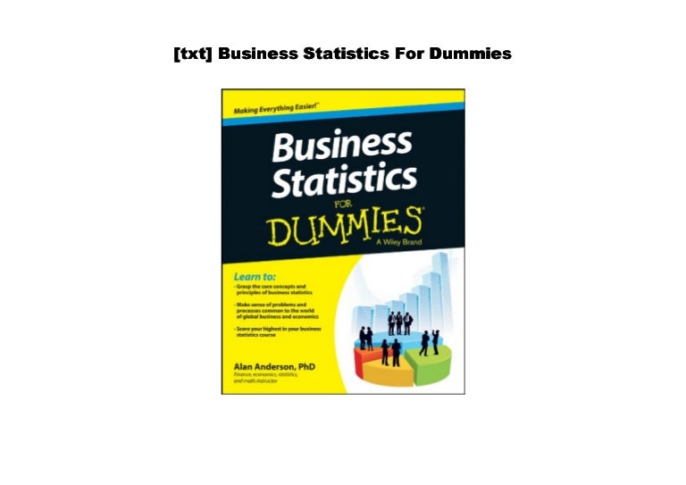 statistics for dummies pdf download