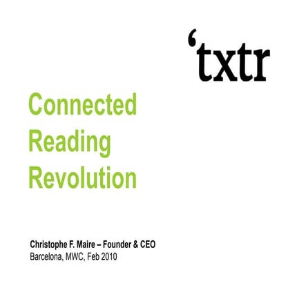 txtr at TechCrunch Mobile 2010