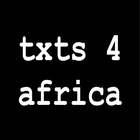 RapidSMS: Txts 4 Africa