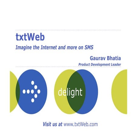 txtWeb : Imagine the Internet and more on SMS