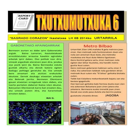 Txutxumutxuka 6 2014 urtarrila