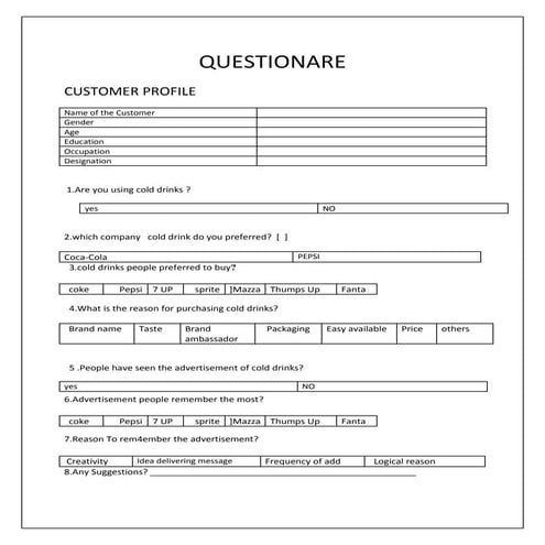 questionare | DOCX