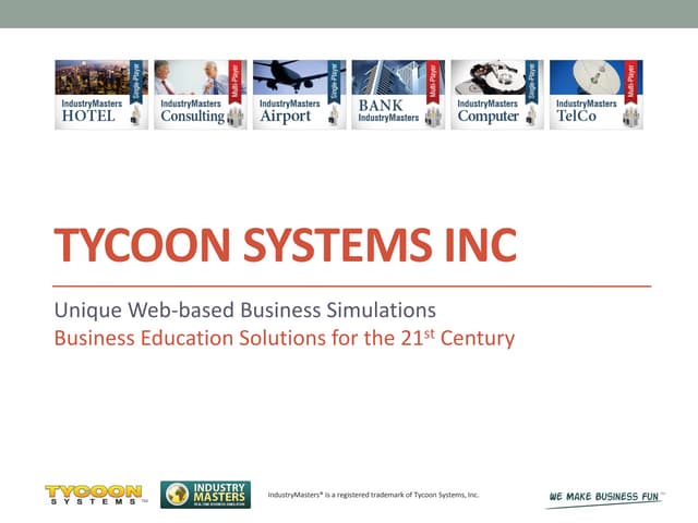 Tycoon academic.v1.2014