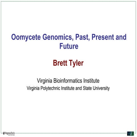 Tyler future of genomics thurs 0920