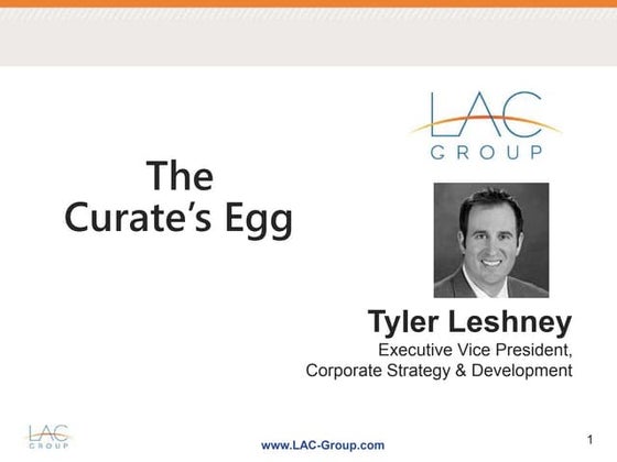 Tyler Leshney - The Curate's Egg - AMIA DAS 2014