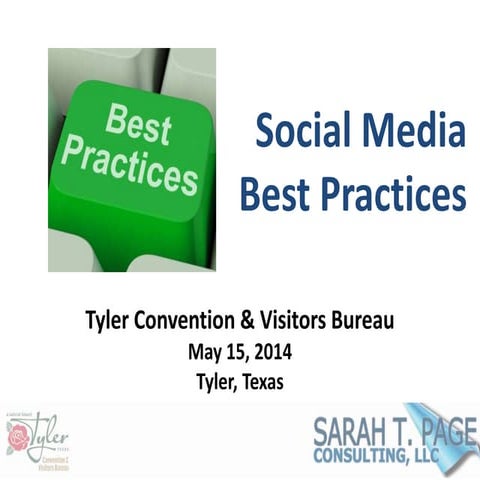 Social Media Best Practices
