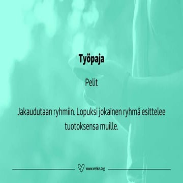 Pelityöpaja