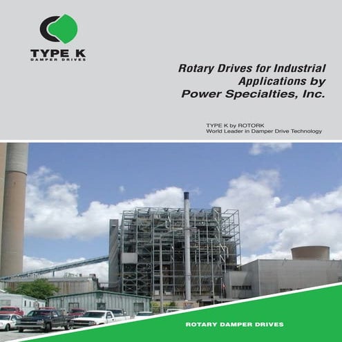 Type K Rotary Drives for Industrial Applications by Power Specialties