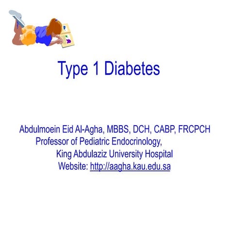 Type 1 diabetes in children | PPTX