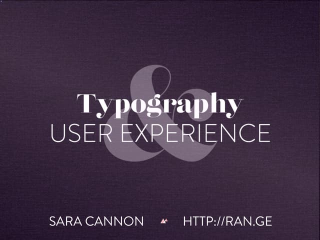 Typography and User Experience in Web Design