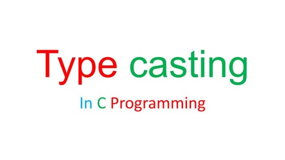 What is identifier c programming | PPT