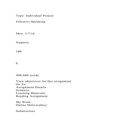 Type Individual ProjectEffective SpeakingMon, 3716.docx