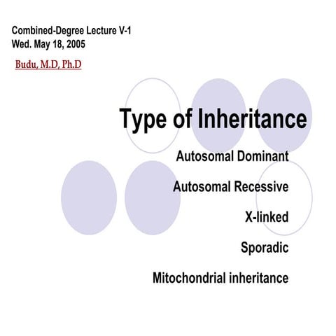 Type of inheritance umi