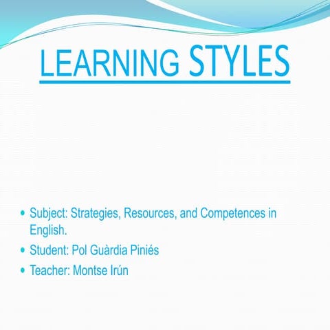 types of learners:visual | PPTX