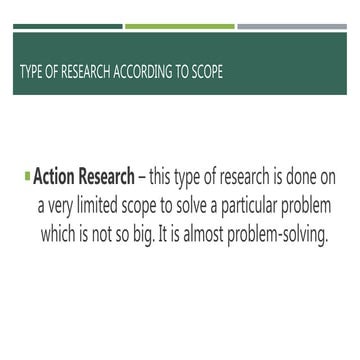 Type of Research
