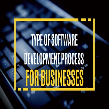 Type of Software Development Process By BestPeers | PDF