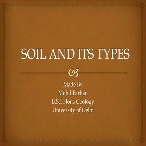 Type Of Soil