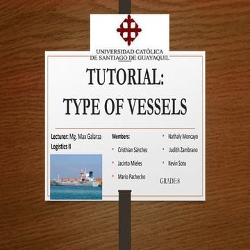Type of vessels