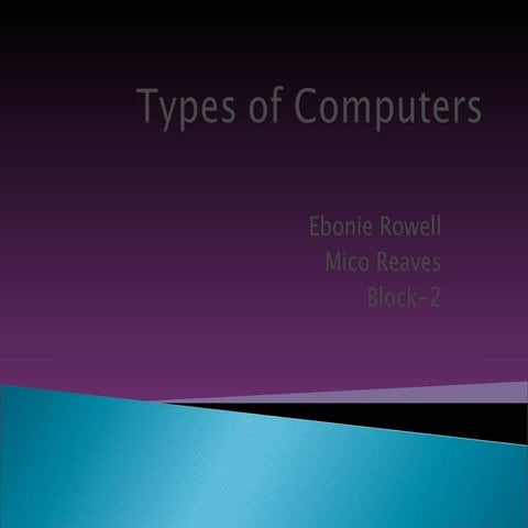 Types Of Computers